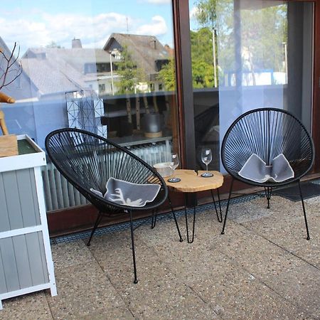 1-Zimmer-Apartment Mit Grossem Balkon Schönwalde Exterior foto