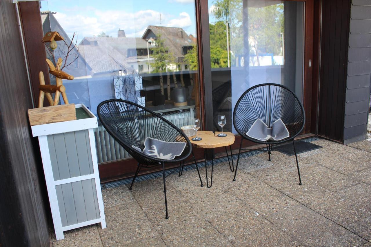 1-Zimmer-Apartment Mit Grossem Balkon Schönwalde Exterior foto